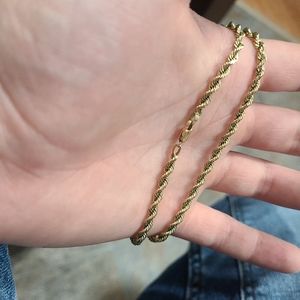 14k gold rope chain